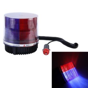 Brilliant Strong Xenon Strong Red Light And Blue Light Magnetic Doom Installation Flash Strobe Warning Light, DC 12V, Wire Length: 50cm (OEM)