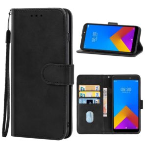 Leather Phone Case For Itel A55(Black) (OEM)