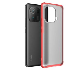 For Xiaomi Mi 11 Pro Four-corner Shockproof TPU + PC Protective Case(Red) (OEM)