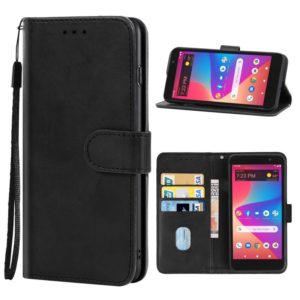 For BLU View 2 B130DL Leather Phone Case(Black) (OEM)