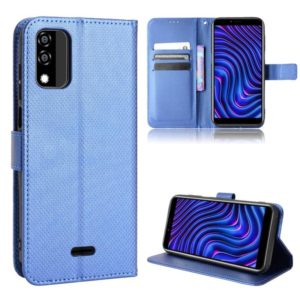 For BLU C5 Max 2022 Diamond Texture Leather Phone Case(Blue) (OEM)
