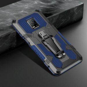 For Xiaomi Redmi Note 9S Machine Armor Warrior Shockproof PC + TPU Protective Case(Royal Blue) (OEM)