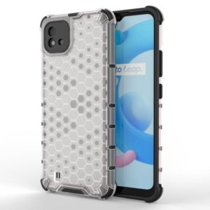 For OPPO Realme C20 Shockproof Honeycomb PC + TPU Case(White) (OEM)