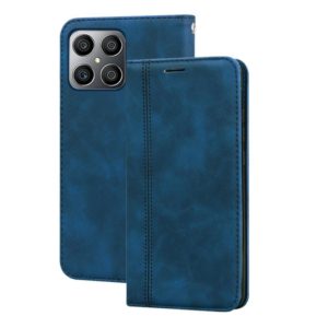 For Honor X8 / X30i Frosted Business Magnetic Flip Leather Phone Case(Blue) (OEM)