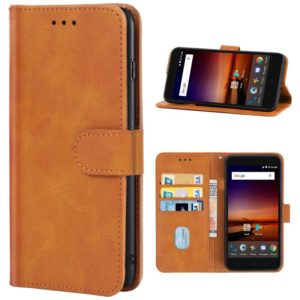 Leather Phone Case For ZTE Tempo X / Vantage Z839 / N9137(Brown) (OEM)