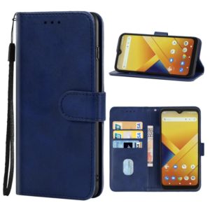 Leather Phone Case For Wiko Y70(Blue) (OEM)