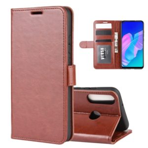 For Huawei P40 lite E R64 Texture Single Horizontal Flip Protective Case with Holder & Card Slots & Wallet& Photo Frame(Brown) (OEM)