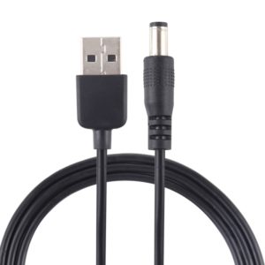 3A USB to 5.5 x 2.1mm DC Power Plug Cable, Length: 1m (OEM)