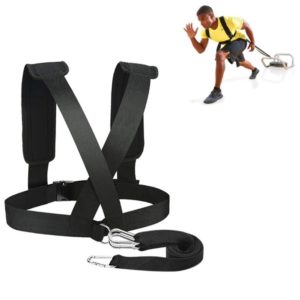 Anti-resistance Training Belt Speed Exercise Tension Belt Weight-bearing Exercise Strap, Style:Ordinary(Black) (OEM)