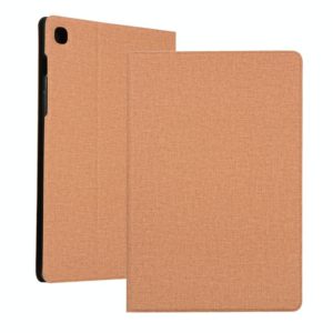 For Huawei Enjoy Tablet 2 10.1 inch Cloth Texture TPU Horizontal Flip Leather Case with Holder(Gold) (OEM)