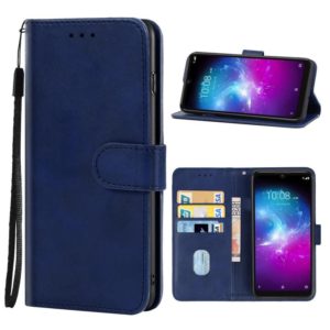 Leather Phone Case For ZTE Blade A51 Lite / A5 2020(Blue) (OEM)