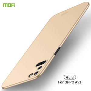 For OPPO A92s MOFI Frosted PC Ultra-thin Hard Case(Gold) (MOFI) (OEM)