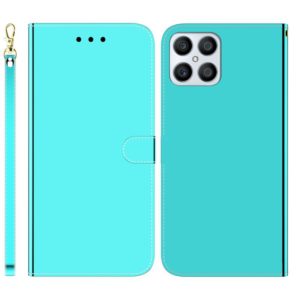 For Honor X8 Imitated Mirror Surface Horizontal Flip Leather Phone Case(Mint Green) (OEM)