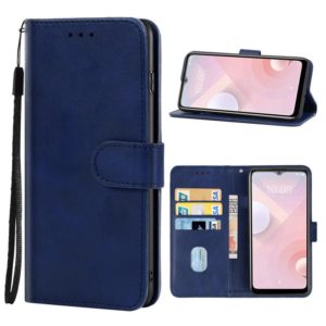 Leather Phone Case For HTC Desire 20+(Blue) (OEM)