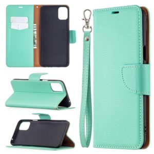 For LG K42 Litchi Texture Pure Color Horizontal Flip Leather Case with Holder & Card Slots & Wallet & Lanyard(Green) (OEM)