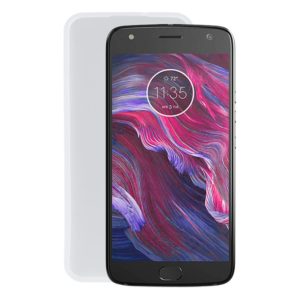 TPU Phone Case For Motorola Moto X4(Transparent White) (OEM)