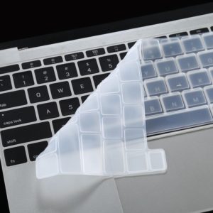 Dustproof Silicone Laptop Keyboard Protective Film for MacBook Pro 13.3 inch 2022 (White) (OEM)