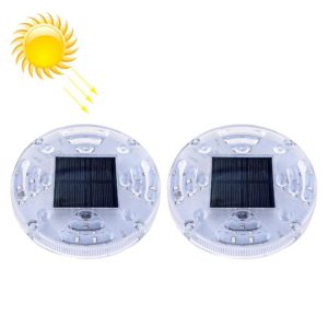 2 PCS Solar LED Flashing Light Car Rear-end Collision Warning Lights, Strong Magnetic Shock Version (OEM)