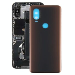 Battery Back Cover for Motorola Moto One Vision(Brown) (OEM)