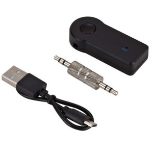 2 in 1 3.5mm AUX Metal Adapter + USB Car Bluetooth 4.1 Wireless Bluetooth Receiver Audio Receiver Converter (OEM)