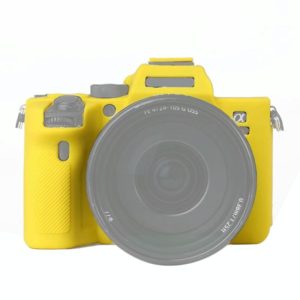 For Sony A7R4 Soft Silicone Protective Case(Yellow) (OEM)