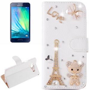 Diamond Encrusted Pattern Horizontal Flip Leather Case with Holder & Card Slots for Galaxy A5 (OEM)