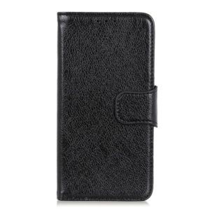 For Alcatel 1L (2021) Nappa Texture Horizontal Flip Leather Case with Holder & Card Slots & Wallet(Black) (OEM)