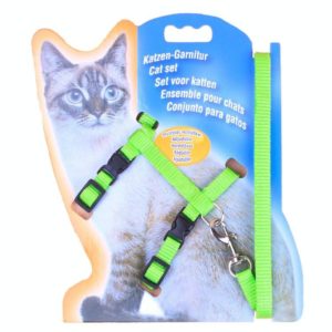 I-shaped Nylon Cat Leash Pet Chest Strap(Green) (OEM)