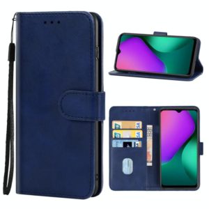 Leather Phone Case For Infinix Hot 10 Play / Smart 5 India X688B(Blue) (OEM)
