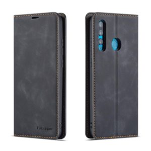 For Huawei P Smart+ (2019) Forwenw Dream Series Oil Edge Strong Magnetism Horizontal Flip Leather Case with Holder & Card Slots & Wallet & Photo Frame(Black) (Forwenw) (OEM)
