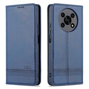 For Honor X30 AZNS Magnetic Calf Texture Leather Phone Case(Dark Blue) (AZNS) (OEM)