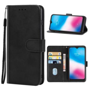 Leather Phone Case For Alcatel 3L 2020(Black) (OEM)