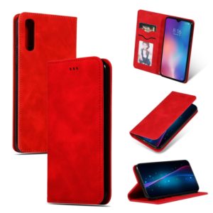 Retro Skin Feel Business Magnetic Horizontal Flip Leather Case for Xiaomi 9 SE(Red) (OEM)
