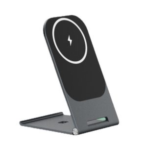 Y56 15W Folding Magnetic Wireless Charging Stand for iPhone 12 and Above(Black) (OEM)