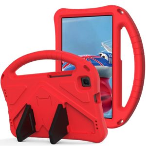 For Samsung Galaxy Tab A 8.0 (2019) T290 / T295 EVA Flat Anti Falling Protective Case Shell with Holder(Red) (OEM)