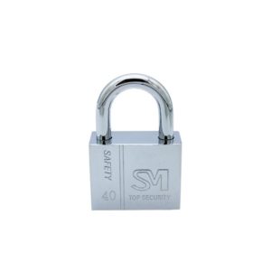 Square Blade Imitation Stainless Steel Padlock, Specification: Short 40mm Not Open (OEM)