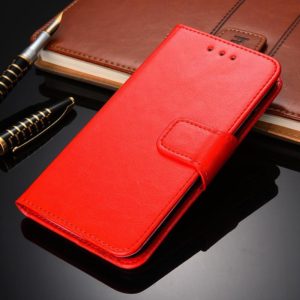 For Tecno Pop 2 / Pop 2 F / Pop 2 Pro / Pop 2 Power / Itel P13 Crystal Texture Horizontal Flip Leather Case with Holder & Card Slots & Wallet(Red) (OEM)