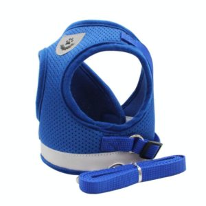 BL-844 Pet Chest Straps Reflective Breathable Dog Rope, Size: S(Blue) (OEM)