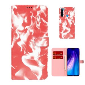 For Xiaomi Redmi Note 8T Cloud Fog Pattern Horizontal Flip Leather Case with Holder & Card Slot & Wallet(Red) (OEM)
