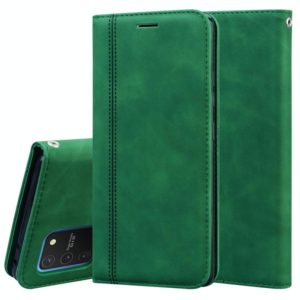 For Samsung Galaxy S10 Lite / A91 Frosted Business Magnetic Horizontal Flip PU Leather Case with Holder & Card Slot & Lanyard(Green) (OEM)