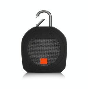 Silicone Bluetooth Speaker Protective Cover Anti-Fall Storage Cover for JBL Clip 3(Black) (OEM)