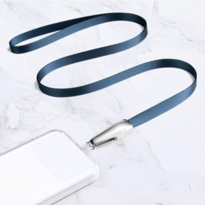 Power Vehicle Mobile Phone Anti-lost Lanyard With Patch,Style: Crossbody Model(Gem Blue) (OEM)