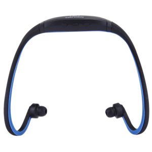SH-W1FM Life Waterproof Sweatproof Stereo Wireless Sports Earbud Earphone In-ear Headphone Headset with Micro SD Card, For Smart Phones & iPad & Laptop & Notebook & MP3 or Other Audio Devices, Maximum SD Card Storage: 8GB(Dark Blue) (OEM)