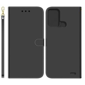 For ZTE Blade A52 Imitated Mirror Surface Horizontal Flip Leather Phone Case(Black) (OEM)