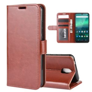 For Nokia 1.3 R64 Texture Single Horizontal Flip Protective Case with Holder & Card Slots & Wallet& Photo Frame(Brown) (OEM)