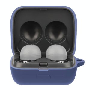 Solid Color Earphone Protective Case For Sony LinkBuds(Navy Blue) (OEM)