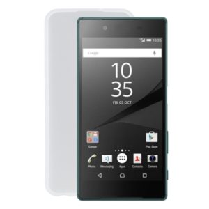 TPU Phone Case For Sony Xperia XZ5(Transparent White) (OEM)