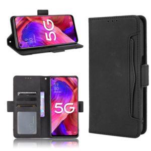 For OPPO A93 5G Skin Feel Calf Pattern Horizontal Flip Leather Case with Holder & Card Slots & Photo Frame(Black) (OEM)