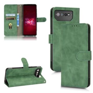 For Asus ROG Phone 6 Skin Feel Magnetic Flip Leather Phone Case(Green) (OEM)