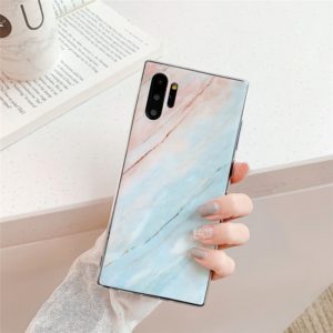 TPU Smooth Marbled IMD Mobile Phone Case for Galaxy Note 10+(Blue F7) (OEM)